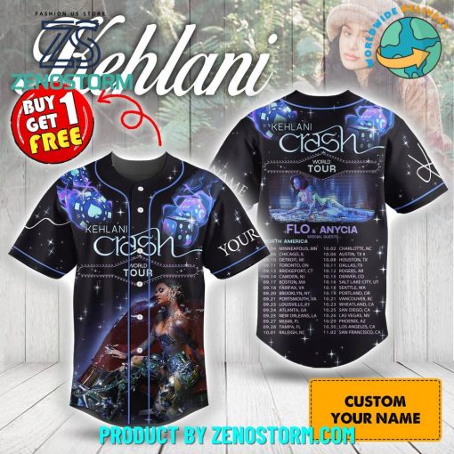 Kehlani Crash World Tour 2024 Customized Baseball Jersey