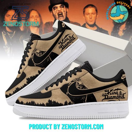 King Diamond Heavy Mental Band Nike Air Force 1