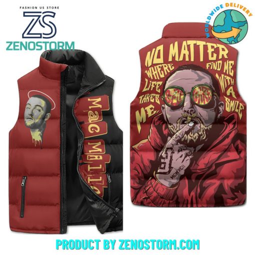 Mac Miller American Singer No Matter Sleeveless Puffer Down Vest