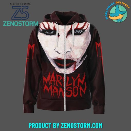 Marilyn Manson As The Secrets Within Zip Hoodie