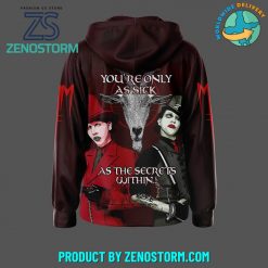 Marilyn Manson As The Secrets Within Zip Hoodie