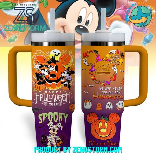 Micky Mouse Happy Halloween 2024 Stanley Tumbler