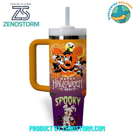 Micky Mouse Happy Halloween 2024 Stanley Tumbler