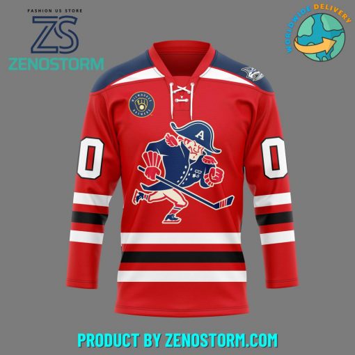 Milwaukee Admirals Hockey Custom Name Hockey Jersey