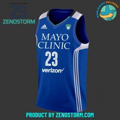 Minnesota Lynx WNBA Maya Moore Blue Basketball Jersey