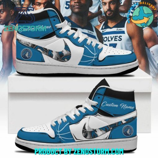 Minnesota Timberwolves NBA 2024 Personalized Nike Air Jordan 1