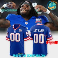 New York Giants 100th Season In NFL Football Jersey