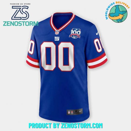 New York Giants 100th Season In NFL Football Jersey