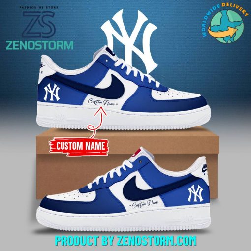 New York Yankees MLB Gradient Color Printed Air Force 1