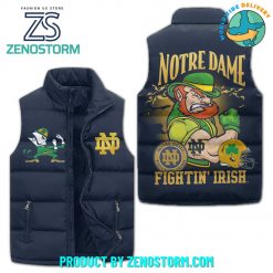 Notre Dame Fighting Irish Football Sleeveless Puffer Down Vest