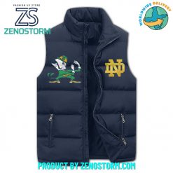 Notre Dame Fighting Irish Football Sleeveless Puffer Down Vest