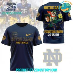 Notre Dame Fighting Irish NCAA Football Shirt – Blue