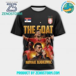 Novak Djokovic The Goat Player Tennis Shirt