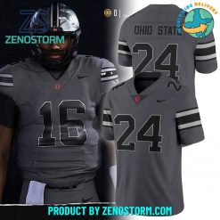 Ohio State Football Gray New Football Jersey 2024