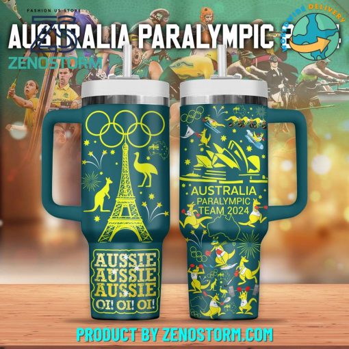 Olympic Paris 2024 Australia Paralympic Team 2024 Stanley Tumbler