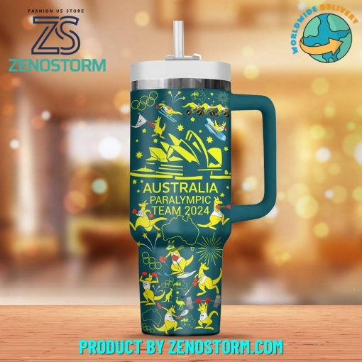 Olympic Paris 2024 Australia Paralympic Team 2024 Stanley Tumbler