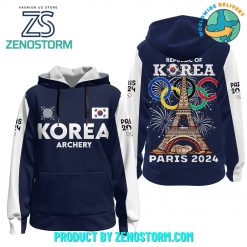 Olympic Paris 2024 Republic Of Korea Hoodie Zip Hoodie Sweatshirt