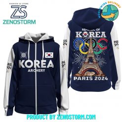 Olympic Paris 2024 Republic Of Korea Hoodie Zip Hoodie Sweatshirt