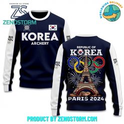 Olympic Paris 2024 Republic Of Korea Hoodie Zip Hoodie Sweatshirt