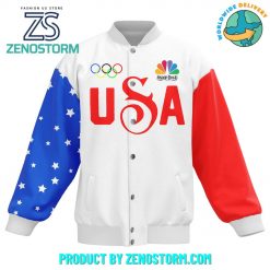 Olympic Paris 2024 Snoop Dog Go USA Baseball Jacket