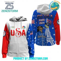 Olympic Paris 2024 Snoop Dog Go USA Hoodie Zip Hoodie Sweatshirt