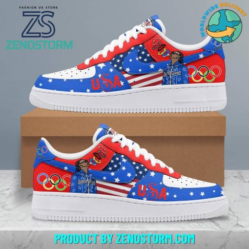 Olympic Paris 2024 Snoop Dogg Go USA Nike Air Force 1