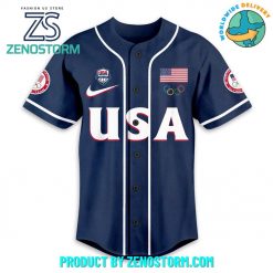 Olympic Paris 2024 Team Basketball USA Nike Baseball Jersey