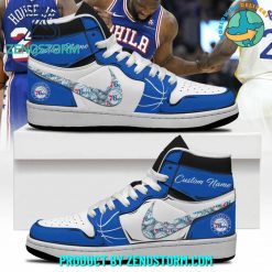 Philadelphia 76ers NBA 2024 Personalized Nike Air Jordan 1