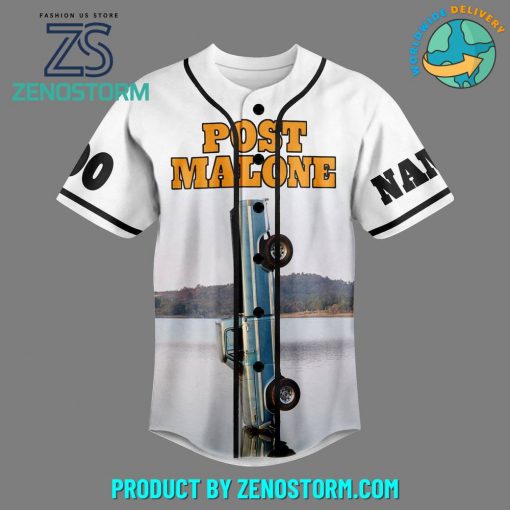 Post Malone The Name Of The New Album Baseball Jersey