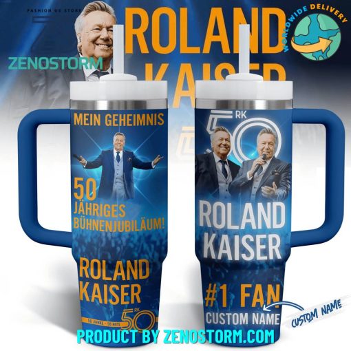 Roland Kaiser Singer Gift For Fan Customized Stanley Tumbler