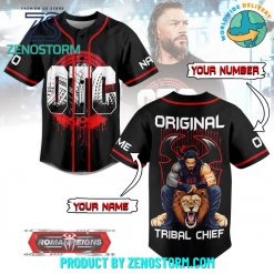 Roman Reigns WWE Original Customized Baseball Jersey