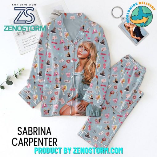 Sabrina Carpenter Singer Premium Pajamas Set