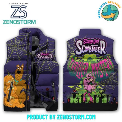 Scooby-Doo Thriller Mystery Sleeveless Puffer Down Vest