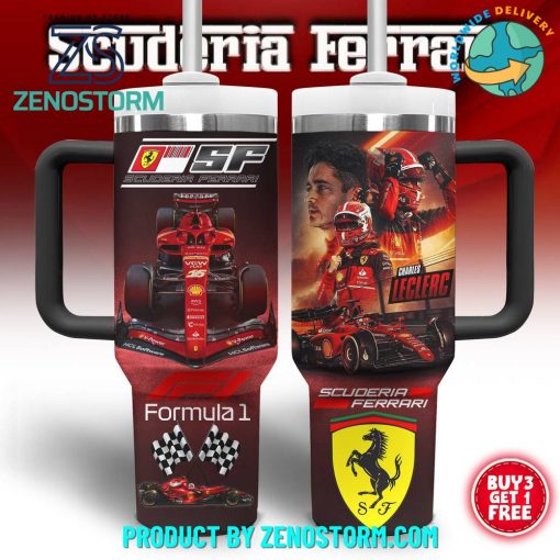 Scuderia Ferrari F1 Charles Leclerc Stanley Tumbler