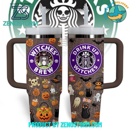 Starbucks Coffee Happy Halloween Stanley Tumbler