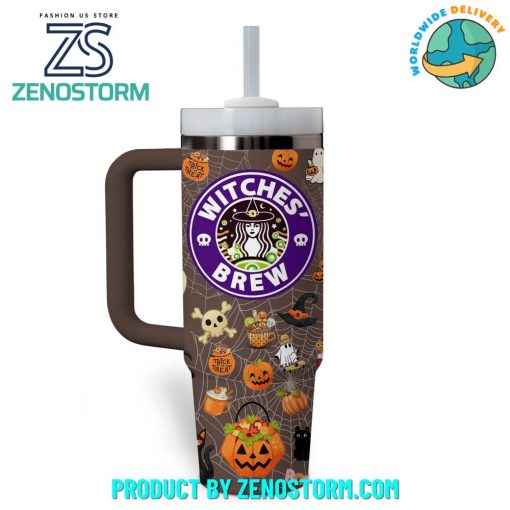 Starbucks Coffee Happy Halloween Stanley Tumbler