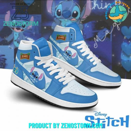 Stitch Aloha Just Do It Nike Air Jordan 1