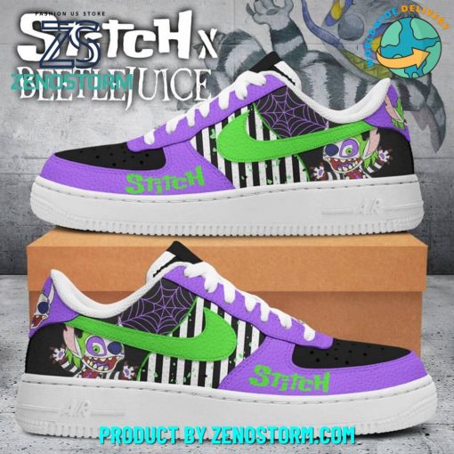 Stitch x Beetlejuice Limited Edition Nike Air Force 1