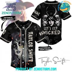 Taylor Swift Lets Get Wicked Custom Name Baseball Jersey