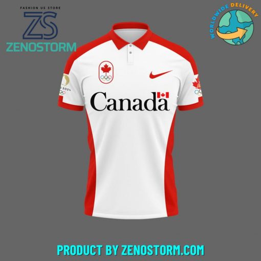 Team Canada 2024 Olympic Paris Limited Edition Polo Shirt