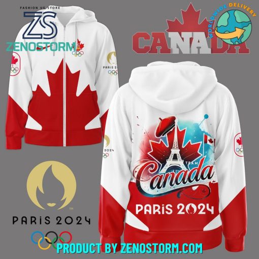 Team Canada 2024 Olympic Paris Limited Edition Zip Hoodie