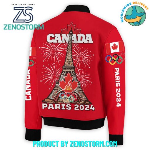 Team Canada Olympic Paris 2024 Games Nike Baseball Jacket