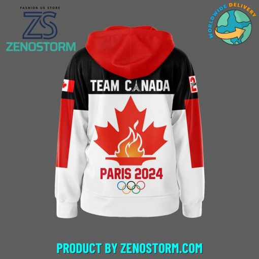 Team Canada Olympic Paris 2024 Nike Zip Hoodie