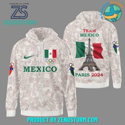 Team Mexico Olympic Paris 2024 Games Nike Hoodie Zip Hoodie Sweatshirt