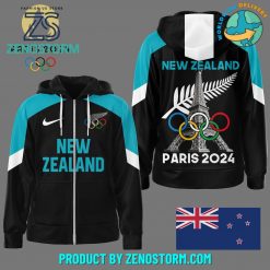 Team New Zealand Olympic Paris 2024 Nike Zip Hoodie