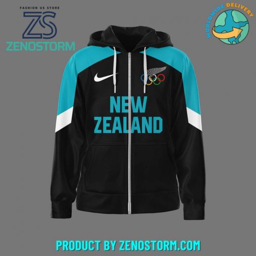 Team New Zealand Olympic Paris 2024 Nike Zip Hoodie