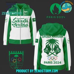 Team Saudi Arabia Olympic Paris 2024 Nike Zip Hoodie