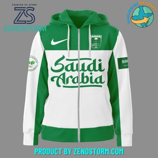 Team Saudi Arabia Olympic Paris 2024 Nike Zip Hoodie