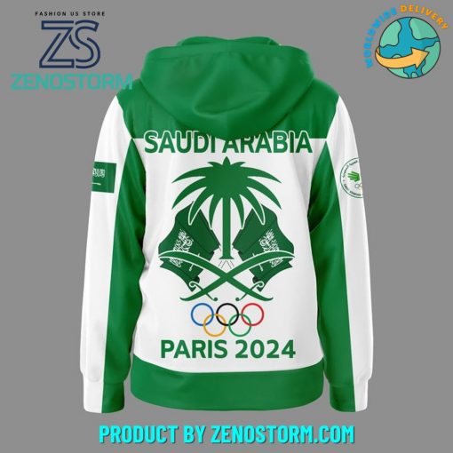 Team Saudi Arabia Olympic Paris 2024 Nike Zip Hoodie