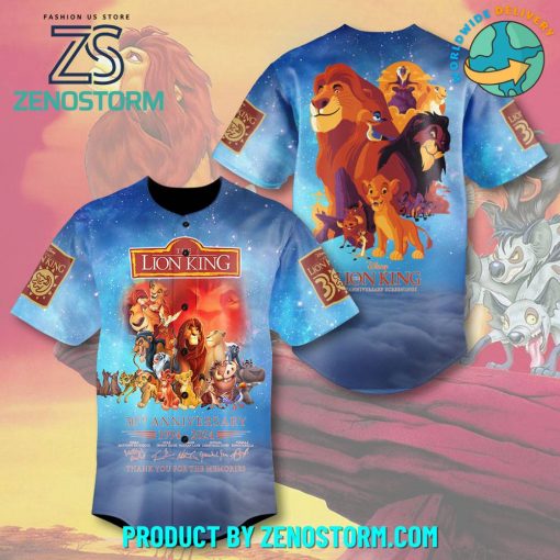 The Lion King 30th Anniversary Baseball Jersey